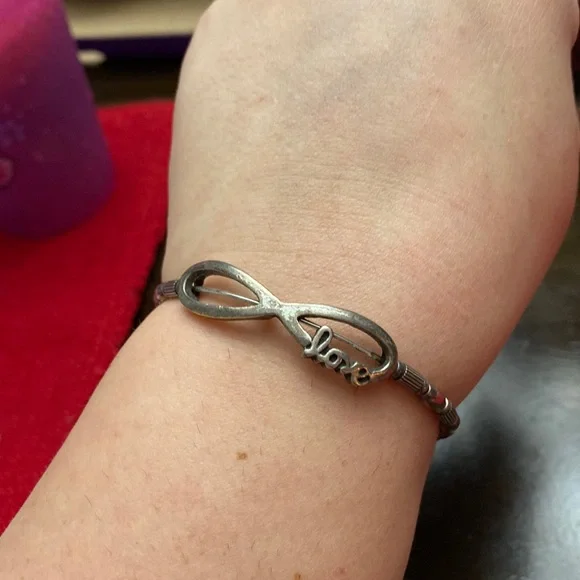 Alex and Ani Jewelry Alex And Ani Silver Finish Love Wrap